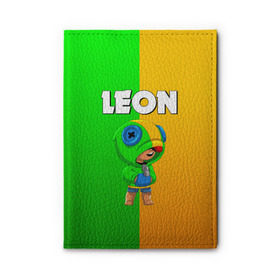 Обложка для автодокументов с принтом BRAWL STARS LEON в городе Новоалтайск, натуральная кожа |  размер 19,9*13 см; внутри 4 больших “конверта” для документов и один маленький отдел — туда идеально встанут права | brawl stars | bull | colt | crow | leon | stars | берли | бо | брок | ворон | джесси | динамайк | дэррил | кольт | леон | мортис | нита | пайпер | пенни | поко | пэм | рикошет | спайк | фрэнк | шелли | эль примо