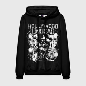 Мужская толстовка 3D с принтом Hollywood Undead в городе Новоалтайск, 100% полиэстер | двухслойный капюшон со шнурком для регулировки, мягкие манжеты на рукавах и по низу толстовки, спереди карман-кенгуру с мягким внутренним слоем. | charlie scene | danny | funny man | hollywood undead | hu | j dog | johnny 3 tears | голливудская нежить | голубь | голубь с гранатой | граната | ню метал | рэп метал | рэп рок