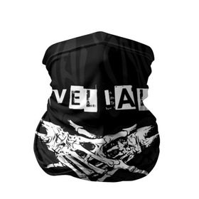 Бандана-труба 3D с принтом VELIAL SQUAD в городе Новоалтайск, 100% полиэстер, ткань с особыми свойствами — Activecool | плотность 150‒180 г/м2; хорошо тянется, но сохраняет форму | velial squad | vs | маски | музыка | отряд велиала | русский рэп | рэп | хорроркор | чёрный и белый