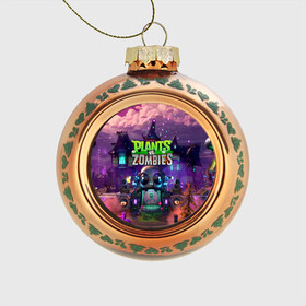 Стеклянный ёлочный шар с принтом PLANTS VS ZOMBIES в городе Новоалтайск, Стекло | Диаметр: 80 мм | Тематика изображения на принте: garden warfare | pl | plants | plants vs. zombies | plants vs. zombies: garden warfare | popcap | zombies | кактус | картошка | подсолнух | растения против зомби | сад