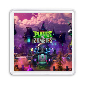 Магнит 55*55 с принтом PLANTS VS ZOMBIES в городе Новоалтайск, Пластик | Размер: 65*65 мм; Размер печати: 55*55 мм | Тематика изображения на принте: garden warfare | pl | plants | plants vs. zombies | plants vs. zombies: garden warfare | popcap | zombies | кактус | картошка | подсолнух | растения против зомби | сад