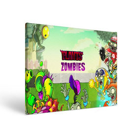 Холст прямоугольный с принтом PLANTS VS ZOMBIES в городе Новоалтайск, 100% ПВХ |  | Тематика изображения на принте: garden warfare | pl | plants | plants vs. zombies | plants vs. zombies: garden warfare | popcap | zombies | кактус | картошка | подсолнух | растения против зомби | сад
