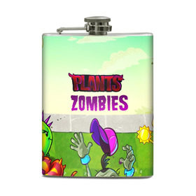 Фляга с принтом PLANTS VS ZOMBIES в городе Новоалтайск, металлический корпус | емкость 0,22 л, размер 125 х 94 мм. Виниловая наклейка запечатывается полностью | garden warfare | pl | plants | plants vs. zombies | plants vs. zombies: garden warfare | popcap | zombies | кактус | картошка | подсолнух | растения против зомби | сад