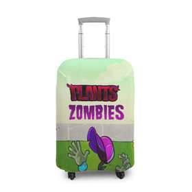 Чехол для чемодана 3D с принтом PLANTS VS ZOMBIES в городе Новоалтайск, 86% полиэфир, 14% спандекс | двустороннее нанесение принта, прорези для ручек и колес | garden warfare | pl | plants | plants vs. zombies | plants vs. zombies: garden warfare | popcap | zombies | кактус | картошка | подсолнух | растения против зомби | сад