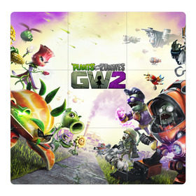 Магнитный плакат 3Х3 с принтом PLANTS VS ZOMBIES в городе Новоалтайск, Полимерный материал с магнитным слоем | 9 деталей размером 9*9 см | Тематика изображения на принте: garden warfare | pl | plants | plants vs. zombies | plants vs. zombies: garden warfare | popcap | zombies | кактус | картошка | подсолнух | растения против зомби | сад