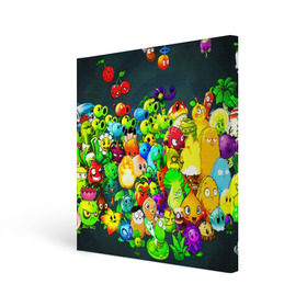Холст квадратный с принтом Plants vs. Zombies в городе Новоалтайск, 100% ПВХ |  | Тематика изображения на принте: garden warfare | pl | plants | plants vs. zombies | plants vs. zombies: garden warfare | popcap | zombies | кактус | картошка | подсолнух | растения против зомби | сад