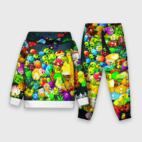 Детский костюм 3D (с толстовкой) с принтом Plants vs. Zombies в городе Новоалтайск,  |  | garden warfare | pl | plants | plants vs. zombies | plants vs. zombies: garden warfare | popcap | zombies | кактус | картошка | подсолнух | растения против зомби | сад