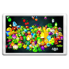 Магнит 45*70 с принтом Plants vs. Zombies в городе Новоалтайск, Пластик | Размер: 78*52 мм; Размер печати: 70*45 | Тематика изображения на принте: garden warfare | pl | plants | plants vs. zombies | plants vs. zombies: garden warfare | popcap | zombies | кактус | картошка | подсолнух | растения против зомби | сад