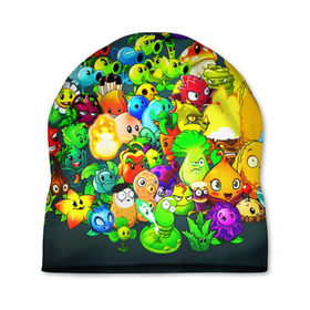 Шапка 3D с принтом Plants vs. Zombies в городе Новоалтайск, 100% полиэстер | универсальный размер, печать по всей поверхности изделия | garden warfare | pl | plants | plants vs. zombies | plants vs. zombies: garden warfare | popcap | zombies | кактус | картошка | подсолнух | растения против зомби | сад