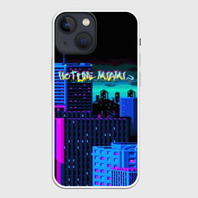 Чехол для iPhone 13 mini с принтом HOTLINE MIAMI 2 в городе Новоалтайск,  |  | abstraction games | dennaton games | devolver digital | game | hotline miami | hotline miami 2: wrong number | retrowave | synthwave | мотель | мотель майами