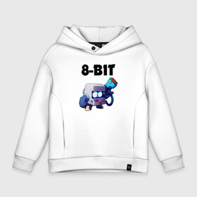 Детское худи Oversize хлопок с принтом BRAWL STARS 8 BIT в городе Новоалтайск, френч-терри — 70% хлопок, 30% полиэстер. Мягкий теплый начес внутри —100% хлопок | боковые карманы, эластичные манжеты и нижняя кромка, капюшон на магнитной кнопке | 8 bit | 8 бит. | 8bit | 8бит | android | brawl stars | colt | crow | games | leon | penny | poco | shelly | spike | wanted | брав | бравл старс | звезды | игры | мобильные игры | старс