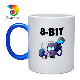 Кружка хамелеон с принтом BRAWL STARS 8-BIT в городе Новоалтайск, керамика | меняет цвет при нагревании, емкость 330 мл | 8 bit | 8 бит. | 8bit | 8бит | android | brawl stars | colt | crow | games | leon | penny | poco | shelly | spike | wanted | брав | бравл старс | звезды | игры | мобильные игры | старс