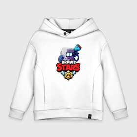 Детское худи Oversize хлопок с принтом BRAWL STARS 8 BIT в городе Новоалтайск, френч-терри — 70% хлопок, 30% полиэстер. Мягкий теплый начес внутри —100% хлопок | боковые карманы, эластичные манжеты и нижняя кромка, капюшон на магнитной кнопке | 8 bit | 8 бит. | 8bit | 8бит | android | brawl stars | colt | crow | games | leon | penny | poco | shelly | spike | wanted | брав | бравл старс | звезды | игры | мобильные игры | старс