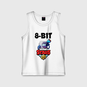 Детская майка хлопок с принтом BRAWL STARS 8 BIT в городе Новоалтайск,  |  | 8 bit | 8 бит. | 8bit | 8бит | android | brawl stars | colt | crow | games | leon | penny | poco | shelly | spike | wanted | брав | бравл старс | звезды | игры | мобильные игры | старс