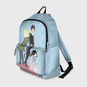 Рюкзак 3D с принтом Yato, Yukine & Hiyori в городе Новоалтайск, 100% полиэстер | лямки с регулируемой длиной, сверху петелька, чтобы рюкзак можно было повесить на вешалку. Основное отделение закрывается на молнию, как и внешний карман. Внутри два дополнительных кармана, один из которых закрывается на молнию. По бокам два дополнительных кармашка | ghost | god of calamity | hiyori | iki | noragami | shinki | yato | yatogami | yukine | бездомный бог | бог бедствия | ики | призрак | секки | хиёри | шинки | юки | юкине | юкинэ | ято
