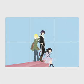 Магнитный плакат 3Х2 с принтом Yato, Yukine & Hiyori в городе Новоалтайск, Полимерный материал с магнитным слоем | 6 деталей размером 9*9 см | Тематика изображения на принте: ghost | god of calamity | hiyori | iki | noragami | shinki | yato | yatogami | yukine | бездомный бог | бог бедствия | ики | призрак | секки | хиёри | шинки | юки | юкине | юкинэ | ято