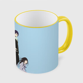 Кружка с полной запечаткой с принтом Yato, Yukine & Hiyori в городе Новоалтайск, керамика | ёмкость 330 мл | ghost | god of calamity | hiyori | iki | noragami | shinki | yato | yatogami | yukine | бездомный бог | бог бедствия | ики | призрак | секки | хиёри | шинки | юки | юкине | юкинэ | ято