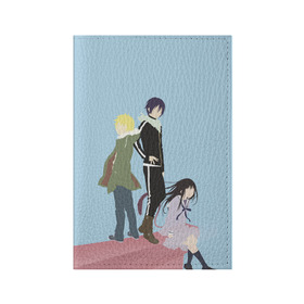 Обложка для паспорта матовая кожа с принтом Yato, Yukine & Hiyori в городе Новоалтайск, натуральная матовая кожа | размер 19,3 х 13,7 см; прозрачные пластиковые крепления | ghost | god of calamity | hiyori | iki | noragami | shinki | yato | yatogami | yukine | бездомный бог | бог бедствия | ики | призрак | секки | хиёри | шинки | юки | юкине | юкинэ | ято
