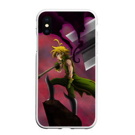 Чехол для iPhone XS Max матовый с принтом Meliodas в городе Новоалтайск, Силикон | Область печати: задняя сторона чехла, без боковых панелей | deadly | dragon | meliodafu | meliodas | seven | sins | wrath | гнев | грехов | дракон | мелиодас | семь