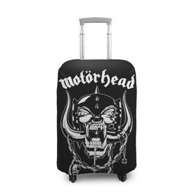 Чехол для чемодана 3D с принтом MOTORHEAD в городе Новоалтайск, 86% полиэфир, 14% спандекс | двустороннее нанесение принта, прорези для ручек и колес | 3d | abstraction | geometry | hexagon | neon | paints | stripes | texture | triangle | абстракция | брызги | геометрия | краски | неон | неоновый | соты | текстура