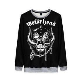 Женский свитшот 3D с принтом MOTORHEAD в городе Новоалтайск, 100% полиэстер с мягким внутренним слоем | круглый вырез горловины, мягкая резинка на манжетах и поясе, свободная посадка по фигуре | 3d | abstraction | geometry | hexagon | neon | paints | stripes | texture | triangle | абстракция | брызги | геометрия | краски | неон | неоновый | соты | текстура