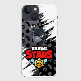 Чехол для iPhone 13 mini с принтом BRAWL STARS CROW в городе Новоалтайск,  |  | 8 bit | 8 бит. | 8bit | 8бит | android | brawl stars | colt | crow | games | leon | penny | poco | shelly | spike | wanted | брав | бравл старс | звезды | игры | мобильные игры | старс