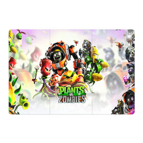 Магнитный плакат 3Х2 с принтом Plants vs.Zombies в городе Новоалтайск, Полимерный материал с магнитным слоем | 6 деталей размером 9*9 см | Тематика изображения на принте: garden warfare | plants | plants vs. zombies | plants vs. zombies: garden warfare | popcap | zombies | кактус | картошка | подсолнух | растения против зомби | сад