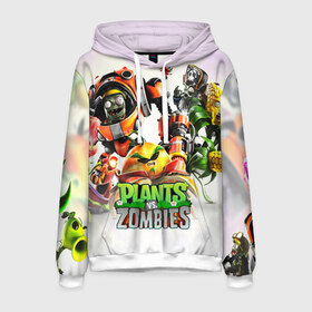 Мужская толстовка 3D с принтом Plants vs.Zombies в городе Новоалтайск, 100% полиэстер | двухслойный капюшон со шнурком для регулировки, мягкие манжеты на рукавах и по низу толстовки, спереди карман-кенгуру с мягким внутренним слоем. | garden warfare | plants | plants vs. zombies | plants vs. zombies: garden warfare | popcap | zombies | кактус | картошка | подсолнух | растения против зомби | сад