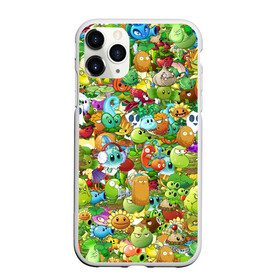 Чехол для iPhone 11 Pro матовый с принтом PLANTS VS ZOMBIES в городе Новоалтайск, Силикон |  | game | gamer | pattern | plants vs zombies | sticker | зомби | игры | паттерн | растения | растения против зомби | стикеры
