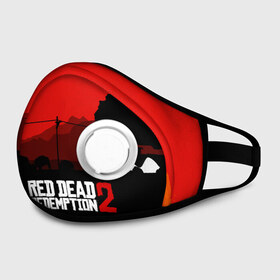 Маска из неопрена с принтом RDR 2 в городе Новоалтайск, неопрен 100% | Форма огибающая нос. Резинки для ушей с дополнительной резинкой на затылке. Клапан для выдоха для активного дыхания при занятиях спортом. Эластичный материал маски и окантовки для лучшего растяжения и прилегания маски.  | arthur morgan | cowboy | online | red dead online | red dead redemption 2 | rockstar games | wild west | артур морган | бандит | вестерн | винтовка | дикий запад | ковбой | рокстар