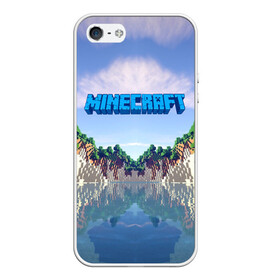 Чехол для iPhone 5/5S матовый с принтом MINECRAFT в городе Новоалтайск, Силикон | Область печати: задняя сторона чехла, без боковых панелей | Тематика изображения на принте: craft | creeper | dungeon | dungeons | earth | game | logo | mine | minecraft | mobile | online | дунгеонс | земля | зомби | игра | крипер | лого | майкрафт | майнкрафт | мобайл | онлайн | подземелье | подземелья