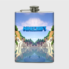 Фляга с принтом MINECRAFT в городе Новоалтайск, металлический корпус | емкость 0,22 л, размер 125 х 94 мм. Виниловая наклейка запечатывается полностью | Тематика изображения на принте: craft | creeper | dungeon | dungeons | earth | game | logo | mine | minecraft | mobile | online | дунгеонс | земля | зомби | игра | крипер | лого | майкрафт | майнкрафт | мобайл | онлайн | подземелье | подземелья