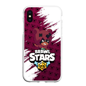 Чехол для iPhone XS Max матовый с принтом BRAWL STARS NITA в городе Новоалтайск, Силикон | Область печати: задняя сторона чехла, без боковых панелей | 8 bit | 8 бит. | 8bit | 8бит | android | brawl stars | colt | crow | games | leon | penny | poco | shelly | spike | брав | бравл старс | звезды | игры | мобильные игры | нита | старс