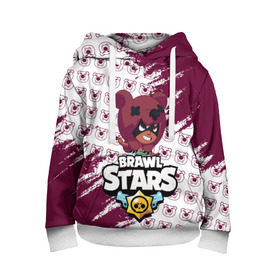 Детская толстовка 3D с принтом BRAWL STARS NITA в городе Новоалтайск, 100% полиэстер | двухслойный капюшон со шнурком для регулировки, мягкие манжеты на рукавах и по низу толстовки, спереди карман-кенгуру с мягким внутренним слоем | Тематика изображения на принте: 8 bit | 8 бит. | 8bit | 8бит | android | brawl stars | colt | crow | games | leon | penny | poco | shelly | spike | брав | бравл старс | звезды | игры | мобильные игры | нита | старс