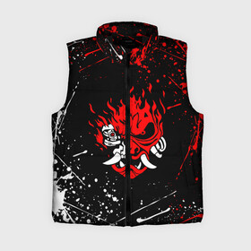 Женский жилет утепленный 3D с принтом CYBERPUNK 2077 SAMURAI  САМУРАЙ в городе Новоалтайск,  |  | cd project red | cyberpunk 2077 | keanu reeves | samurai | киану ривз | киберпанк 2077 | самураи