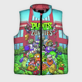 Мужской жилет утепленный 3D с принтом PLANTS VS ZOMBIES в городе Новоалтайск,  |  | battle | plants | plants vs zombies | pvsz | vs | zombies | растения против зомби