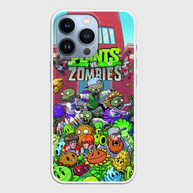 Чехол для iPhone 13 Pro с принтом PLANTS VS ZOMBIES в городе Новоалтайск,  |  | battle | plants | plants vs zombies | pvsz | vs | zombies | растения против зомби