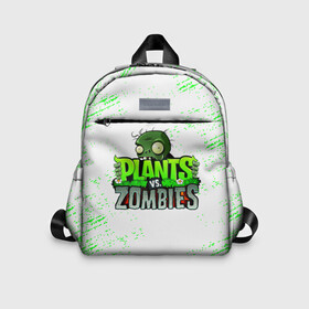 Детский рюкзак 3D с принтом Plants vs. Zombies в городе Новоалтайск, 100% полиэстер | лямки с регулируемой длиной, сверху петелька, чтобы рюкзак можно было повесить на вешалку. Основное отделение закрывается на молнию, как и внешний карман. Внутри дополнительный карман. По бокам два дополнительных кармашка | Тематика изображения на принте: plants vs. zombies | зомби | игра | компьютерная игра | против | растения | растения против зомби