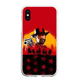 Чехол для iPhone XS Max матовый с принтом Red Dead Redemption 2 в городе Новоалтайск, Силикон | Область печати: задняя сторона чехла, без боковых панелей | dead | rdr | rdr2 | red | redemption | артур | банда | бандиты | вестерн | дикий запад | ковбои | морган | сша
