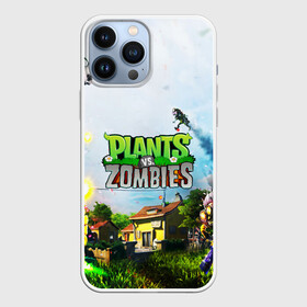 Чехол для iPhone 13 Pro Max с принтом PLANTS VS. ZOMBIES в городе Новоалтайск,  |  | garden warfare | plants | plants vs. zombies | plants vs. zombies: garden warfare | popcap | zombies | кактус | картошка | подсолнух | растения против зомби | сад