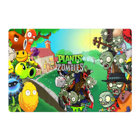 Магнитный плакат 3Х2 с принтом PLANTS VS. ZOMBIES в городе Новоалтайск, Полимерный материал с магнитным слоем | 6 деталей размером 9*9 см | Тематика изображения на принте: garden warfare | plants | plants vs. zombies | plants vs. zombies: garden warfare | popcap | zombies | кактус | картошка | подсолнух | растения против зомби | сад