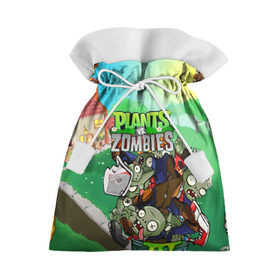 Подарочный 3D мешок с принтом PLANTS VS. ZOMBIES в городе Новоалтайск, 100% полиэстер | Размер: 29*39 см | garden warfare | plants | plants vs. zombies | plants vs. zombies: garden warfare | popcap | zombies | кактус | картошка | подсолнух | растения против зомби | сад