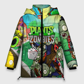 Женская зимняя куртка 3D с принтом PLANTS VS ZOMBIES в городе Новоалтайск, верх — 100% полиэстер; подкладка — 100% полиэстер; утеплитель — 100% полиэстер | длина ниже бедра, силуэт Оверсайз. Есть воротник-стойка, отстегивающийся капюшон и ветрозащитная планка. 

Боковые карманы с листочкой на кнопках и внутренний карман на молнии | garden warfare | plants | plants vs. zombies | plants vs. zombies: garden warfare | popcap | zombies | кактус | картошка | подсолнух | растения против зомби | сад