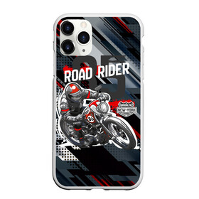 Чехол для iPhone 11 Pro Max матовый с принтом Road Rider Мотоциклист в городе Новоалтайск, Силикон |  | moto | motobike | road rider | гонка | гонщик | мото | мотоцикл | мотоциклист