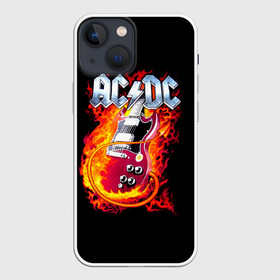 Чехол для iPhone 13 mini с принтом AC DC в городе Новоалтайск,  |  | ac dc | acdc | acdc ас дс | австралийская | ангус янг | асдс | блюз | группа | крис слэйд | метал | молния | музыка | певцы | рок | рок н ролл | стиви янг | хард | хардрок | эксл роуз