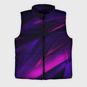 Мужской жилет утепленный 3D с принтом GEOMETRY STRIPES NEON в городе Новоалтайск,  |  | abstract | abstraction | color | geometry | paitnt | polygon | polygonal | psy | абстракция | геометрия | краски | неоновые | полигоны | психоделика