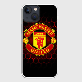 Чехол для iPhone 13 mini с принтом МАНЧЕСТЕР ЮНАЙТЕД в городе Новоалтайск,  |  | manchester united | mufc | red devils | красные дьяволы | манчестер юнайтед | футбольный клуб