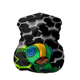 Бандана-труба 3D с принтом BRAWL STARS LEON в городе Новоалтайск, 100% полиэстер, ткань с особыми свойствами — Activecool | плотность 150‒180 г/м2; хорошо тянется, но сохраняет форму | android | brawl stars | games | leon | mobile game | stars | игры | леон | мобильные игры