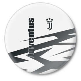 Значок с принтом Juventus в городе Новоалтайск,  металл | круглая форма, металлическая застежка в виде булавки | calcio | club | cr7 | cristiano ronaldo | dybala | football | full highlights | goals | italia | juventus | napoli | roma | serie a | белый | италия | клуб | форма | черный | ювентус