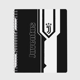 Тетрадь с принтом Juventus в городе Новоалтайск, 100% бумага | 48 листов, плотность листов — 60 г/м2, плотность картонной обложки — 250 г/м2. Листы скреплены сбоку удобной пружинной спиралью. Уголки страниц и обложки скругленные. Цвет линий — светло-серый
 | calcio | club | cr7 | cristiano ronaldo | dybala | football | full highlights | goals | italia | juventus | napoli | roma | serie a | белый | италия | клуб | форма | черный | ювентус